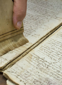 Old book conservation