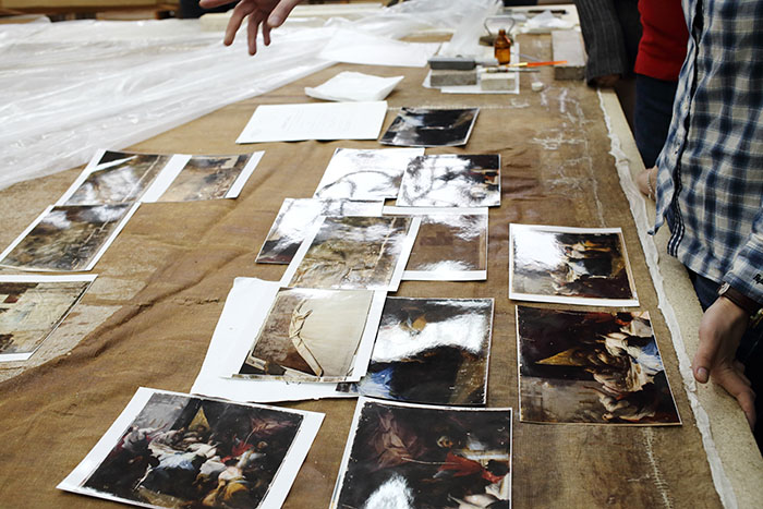 The photograph conservation process